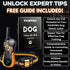 Dog Shock Collar with Remote, 4-Mile Range, 124 Training Levels, Waterproof Rechargeable, Beep Vibration Shock,