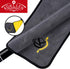 KONLLEN Billiards Cue Towel, 100% Cotton Black 8-Ball Pool Cue Cleaning Set with Maintenance Accessories