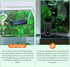 2 hygger Aquarium Glass Cleaner, Magnetic Fish Tank Cleaner Brush with Aquarium Alg-ae Scrapers Floating Strong