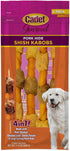 Cadet Gourmet Shish Kabob Dog Treats for Large Dogs, Healthy & Natural Chicken & Sweet Potato Chew Sticks, 10 Inch (4
