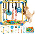 Puppy Play Gym with Snuffle Mat & 8 Hanging Toys Indoor Play