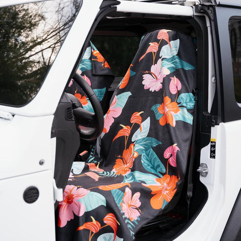 Sprints Full-Sized Athletic Running Towel - Performance Microfiber Car Seat Cover (Moonrise in Maui)