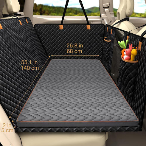 55.1 26.8 inch- Lekereise Soft Dog Car Mat for Hard Bottom Seat Extender x Waterproof Washable Dog Car Mat, Orthopedic