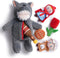 Nocciola Fairy Tale Squeaky Dog Toys, Cute Interactive Plush Stuffed Hide and
