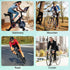 Zacro Padded Gel Bike Seat Cushion Cover for Men & Women, Extra Padding Bicycle Saddle for Peloton/Spin Stationary