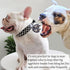 TEEMERRYCA Adjustable Microfiber Leather Dog Collars - Black Spiked Studded with Squeak Ball Gift for Small Medium