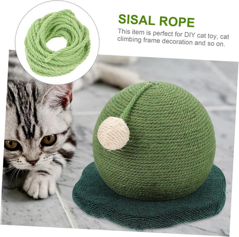 Cat Scratch Pad, Natural Jute Rope for DIY Cat Tree, Replacement Rope for Scratching Post