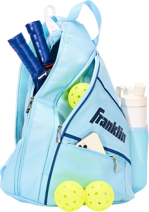 Backpack Franklin Sports Pickleball Bags - Sling Bag for Gear + Equipment - Men + Women - Holds Paddles, Balls +
