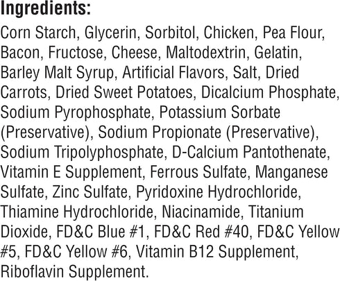 DreamBone Mini Chews, Real Bacon and Cheese Flavor, Rawhide-Free Dog Chews, 24 Count