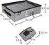 SPORT PET Large Portable Pop Open Kennel - Waterproof Cat Cage with Travel Litter Collection