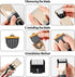 Dog Grooming Kit and Dog Paw Trimmer - Electric Quiet Cat Hair Clippers Set for Thick Coats