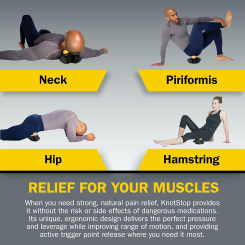 Rolflex KnotStop - Neck Relief Tool for Muscle Tension