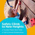 25 Jungle Gym Kingdom Rock Climbing Holds for Kids - Indoor & Outdoor Rock Wall Climbing Kit with Mounting Hardware