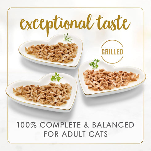 Pack (Pack 30) 3 oz. Purina Fancy Feast Grilled Wet Cat Food Poultry and Beef Collection Wet Cat Food Variety - of Cans