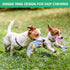Puppy Teething Toys with Cotton Ropes, 3 Pcs Rubber Chew Toy Rings for Small/Medium Dogs