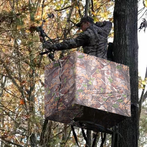 Hunting Camo Tree Stand Blinds - Camouflage Ground Blind with Zipper for Deer, Turkey Hunting (Frames Not Included)