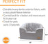 16 14.5 Inches K&H Pet Products Hangin' Bucket Booster Toy Breed Dog Car Seat Gray X