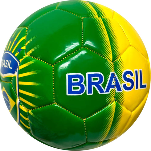 Just 4 Kicks Brasil Soccer Ball, Size 2, Brazil Mini Ball #2