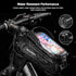 ROCKBROS Bike Bag Phone Mount, EVA Waterproof Bicycle Accessories Pouch for Phones Under 6.8”