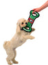Pets First NCAA Football Field DOG TOY with Squeaker - GEORGIA BULLDOGS for Tug, Toss, and Fetch