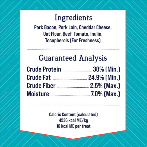 Stewart Freeze Dried Dog Treats, PuffPops Bacon and Cheeseburger Recipe, Gluten Free, 2.8 Ounce Resealable Pouch, Made in USA, Dog Training Treats