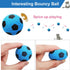 Skylety 32 Pieces Cat Soccer Balls, Foam Sponge Football Interactive Toy Sports Ball for Kittens