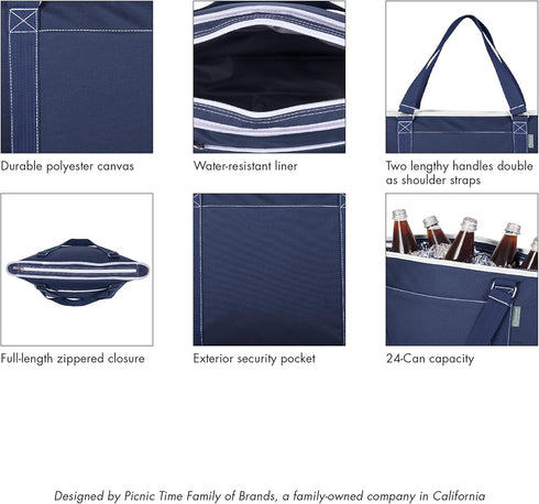 NHL Topanga Cooler Bag - Soft Tote Bag for Picnics