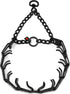 Herm Sprenger Black Stainless Steel Prong Dog Anti Pull Training Collar, Swivel Ultra-Plus Pet Pinch No-Pull Collar,