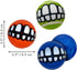 Packs (6 Pack)) KONG Grinz by Rogz Variety - Durable Bouncy Balls with Grinz Teeth - Smiley Face Dog Toy (Medium