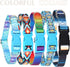 Adjustable Dog Collars for Large Dogs, Cute Blue Stripes Design for Boys, Soft Pet Collar for XS Small Medium Large