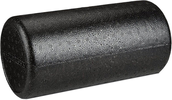 Amazon Basics High-Density Foam Roller for Exercise and Recovery, 12 Inches, Black