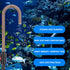 Aquarium Fish Tank Hook Water Changer, Plastic Pump Siphon for Changing Water Aquarium Accessories