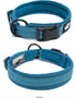 TRUE LOVE TLC5011 Dog Collar, Reflective Premium Duraflex Buckle, No Choke Basic Collars in Blue, Size XS