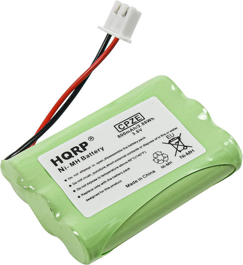 HQRP 2-Pack Battery Compatible with Tri-tronics 1038100, Replacement Remote Controlled Dog Training Collar Receiver