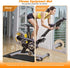 Treadmill Mat Compatible with Peloton Bike, 6mm Thick Exercise Bike Mat for Treadmill and Row, Protects Floors