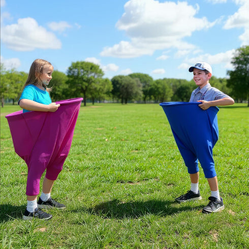 AODANC Sets,4PCS Granny Pants Yard Game Granny Pants Family Party Outdoor Games with Bouncy Balls for Adults