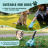 Doggy(180 Count 1.1 Cat Litter Disposal Bags and Dog Poop Bags with Handle,Cornstarch Based Extra Thick and Guaranteed