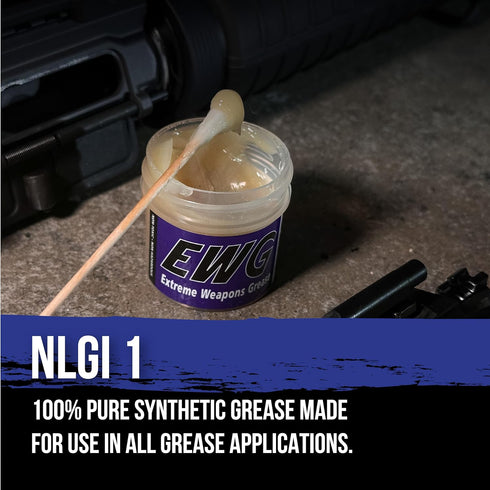 SLIP 2000 Extreme Weapons Grease (EWG), 4 oz, Reduces Friction and Wear, No PTFE