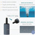 Pawfly 1 Inch Air Stone Cylinder Grey Bubble Diffuser for Nano Air Pumps, 50 Pack for Fish Tanks