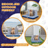 Welpe Dog Potty Tray with Pee Pad Holder - Perfect Indoor Potty Training Solution for Small and Medium Dogs. Say