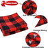 Malier 2 Pack Dog Bandana Christmas Classic Plaid Pet Scarf Triangle Bibs for Small Medium Large Dogs