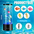 17 Bubble Fish Lamp Light Sensory, Colors Aquarium Liquid Motion Lamps with Remote Control, Artificial Ambient Fish