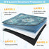 2 Pack 36"x48") Lahome Reusable Washable Puppy Pads - Super Absorbent & Waterproof Dog Training Mats for Potty, Crate