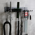 Heavy Duty Multi-Purpose Gym Equipment Storage Rack, Resistance Bands Hanger, Barbell Rack for Exercise Accessories