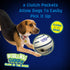 Wobble Wag Giggle Ball, Interactive Glow in the Dark Dog Toy for Self Play and Entertainment