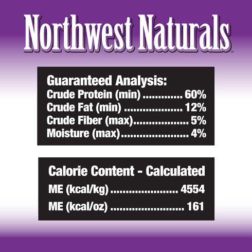Northwest Naturals Raw Rewards Freeze-Dried Pork Heart Treats for Dogs and Cats, 3 Oz