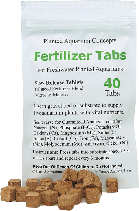 Aquarium Plant Root Fertilizer Tabs, 40 Count