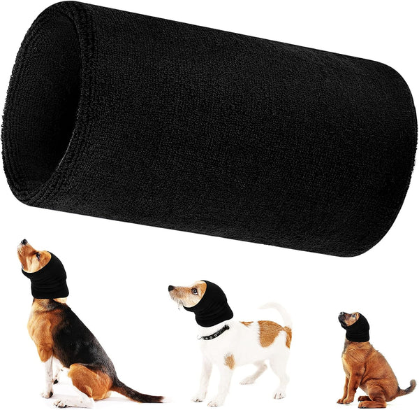 Dog Snood Neck and Ears Warmer, Knit Snood Headwear for Comfort and Grooming, Anti-Anxiety for Dogs (S)