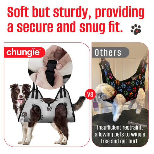 Hammock Trimming Hammock Spacing:13-16)/Max W:60lb) Dog Grooming for Dogs Dog Restraint for Nail with Pet Nail Clipper