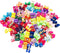 50pcs / 25Pair Small Dog Hair Bows with Rubber Bands and Rhinestones, Random Color Puppy Grooming Accessories